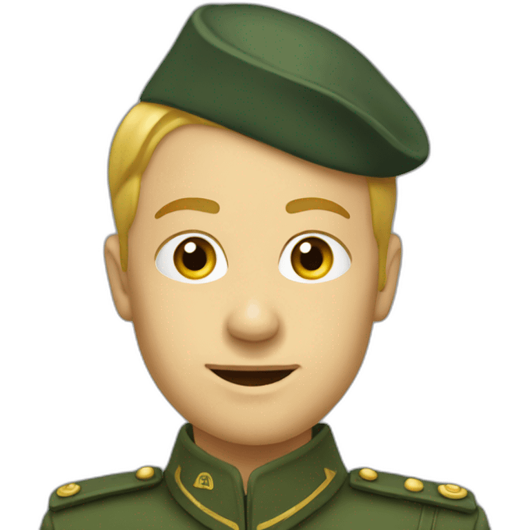 Salut militaire emoji