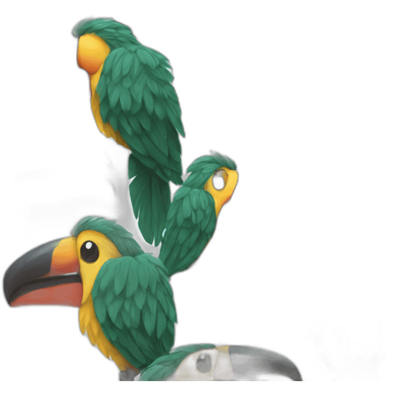 tiki tucan emoji