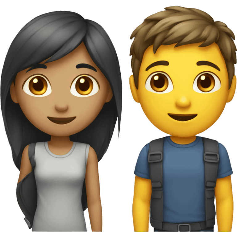 boy and girl emoji