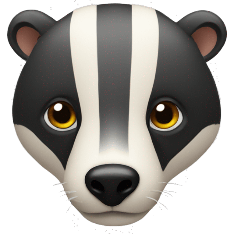 badger with brain emoji