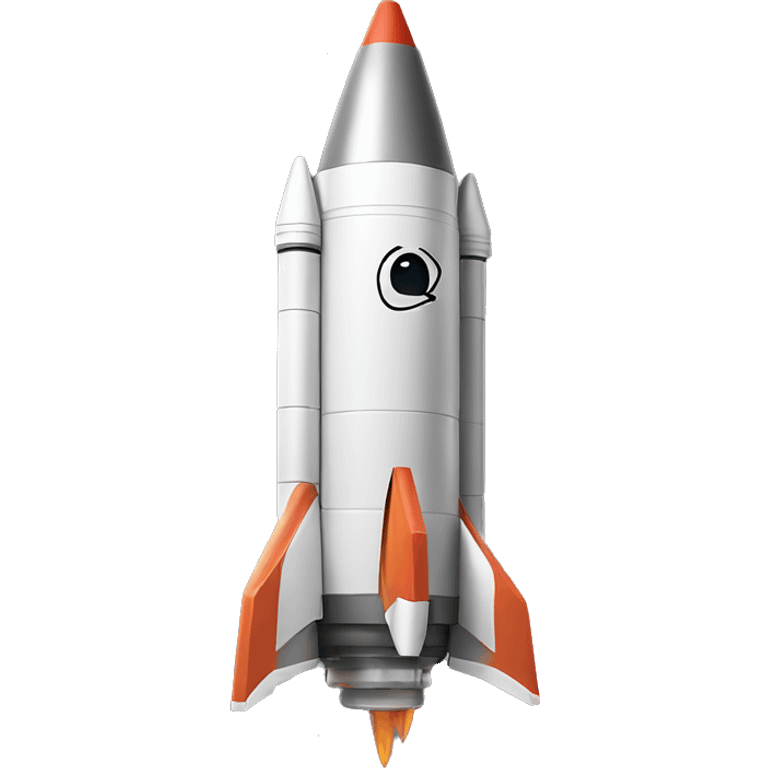 A cool rocket emoji emoji