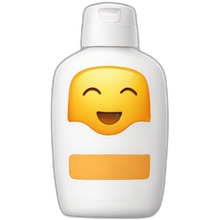 Sunscreen bottle emoji