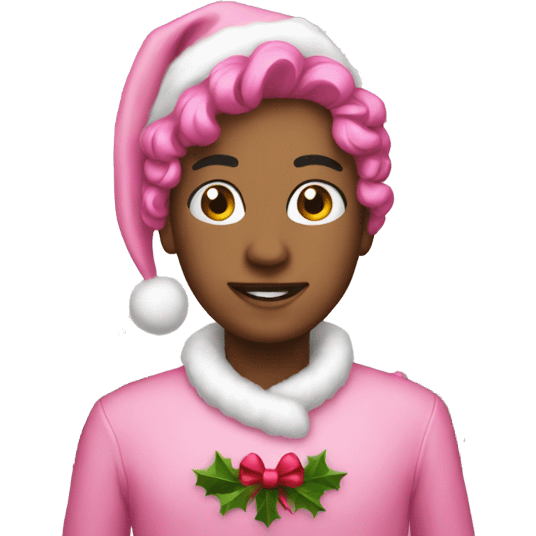 Pink Christmas  emoji