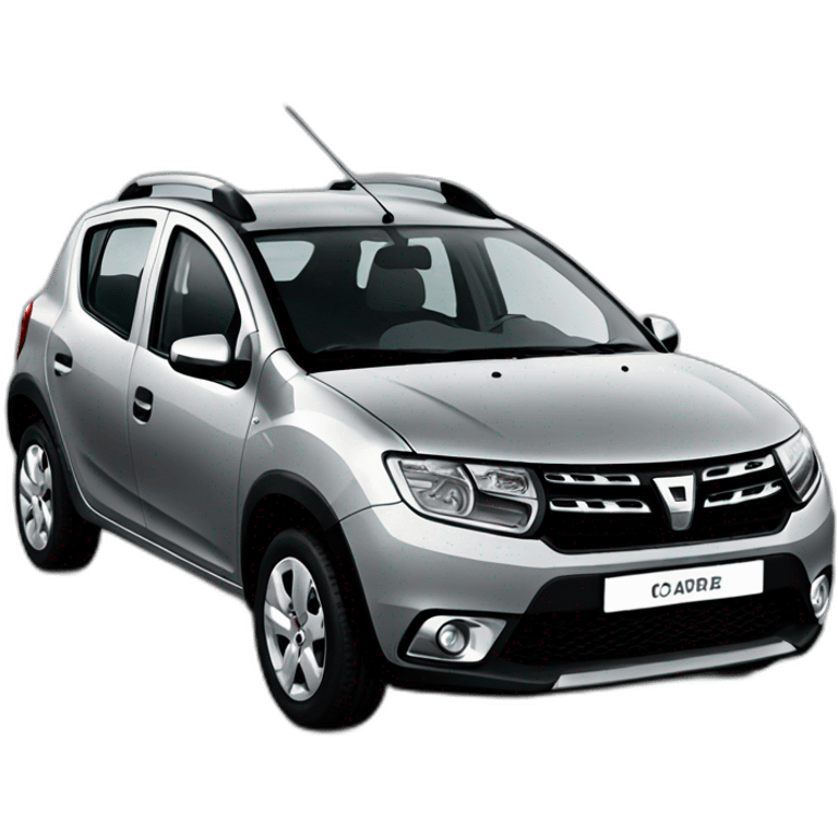 Dacia Sandero grey emoji