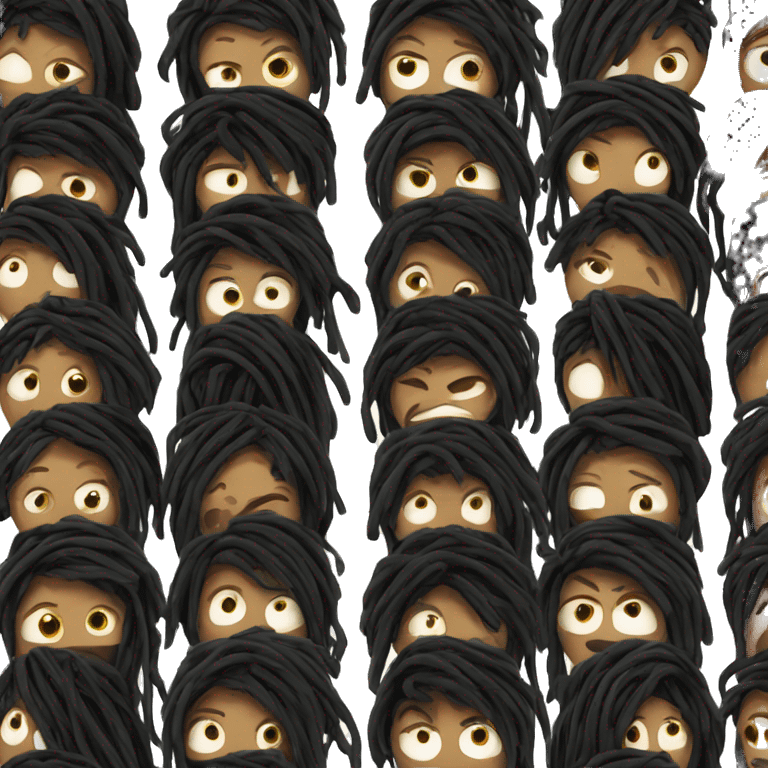 Black Spaghetti emoji