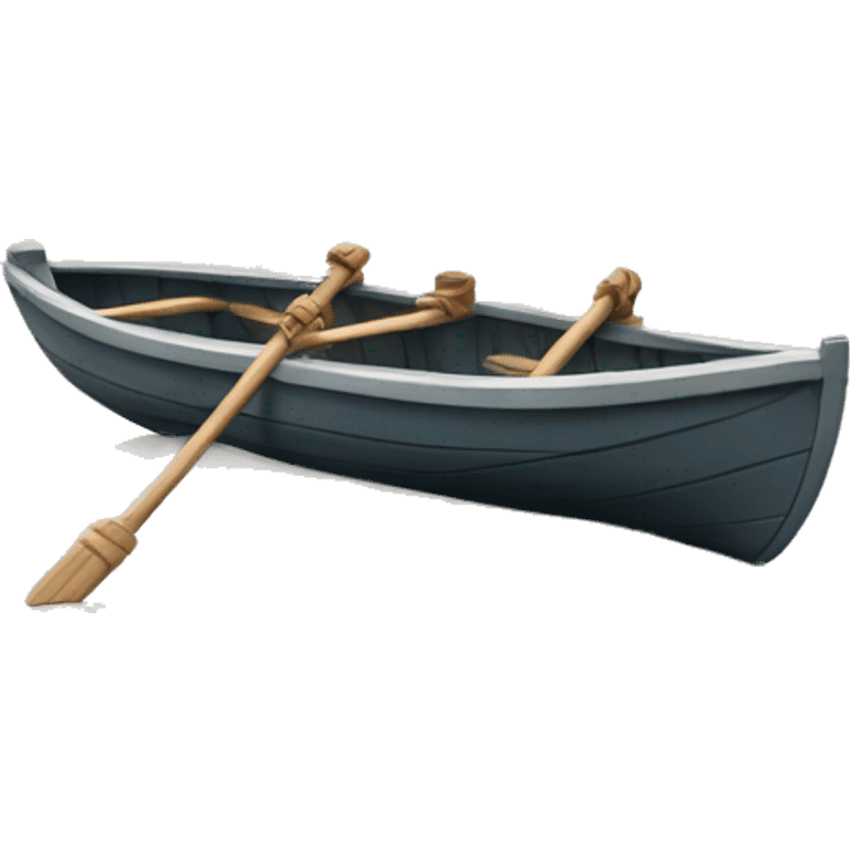 Realistic row boat emoji