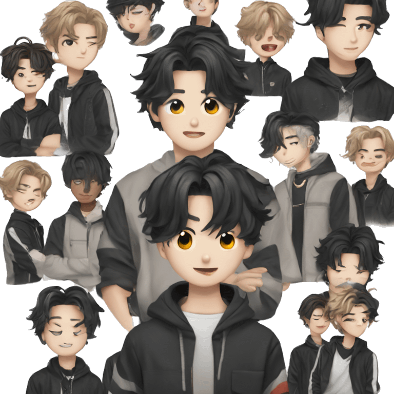 bangchan of stray kids emoji