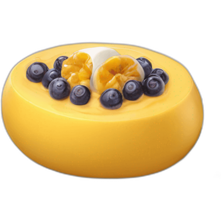 Passion fruit mousse emoji