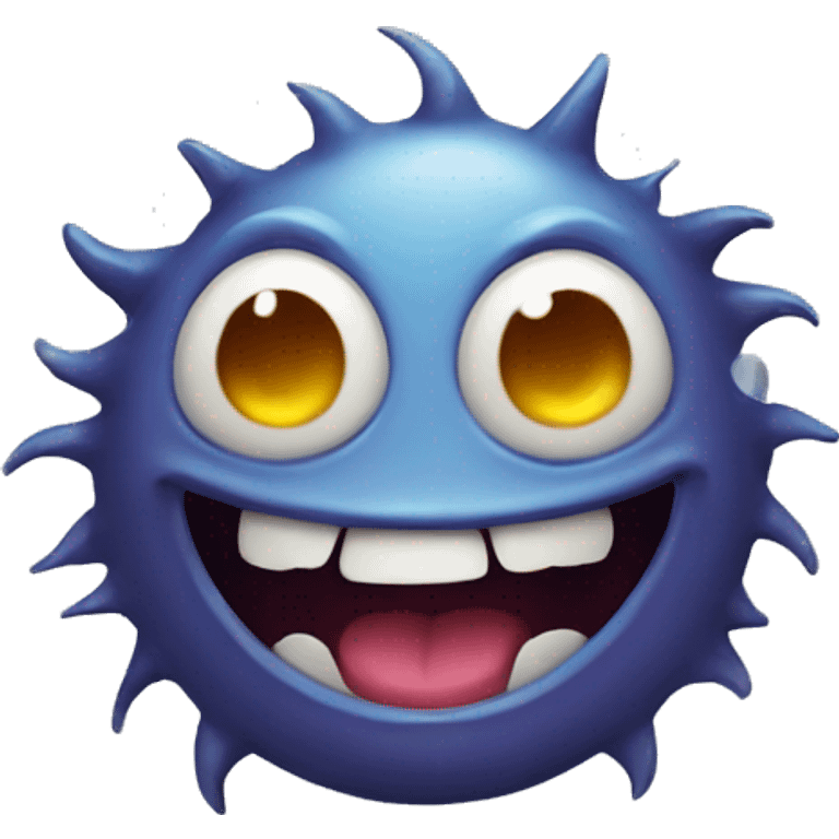 happy monster emoji