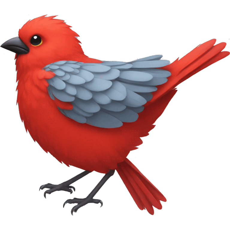 red bird emoji