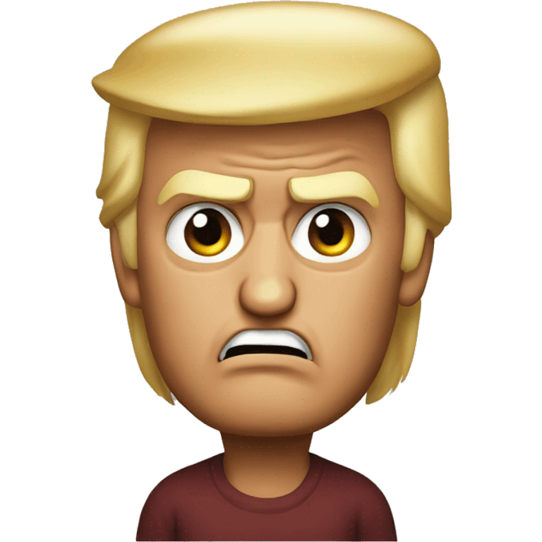 angry donald trump emoji