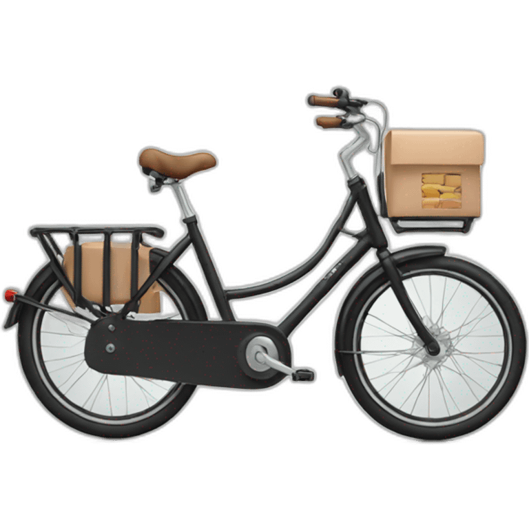 front cargo bicycle emoji