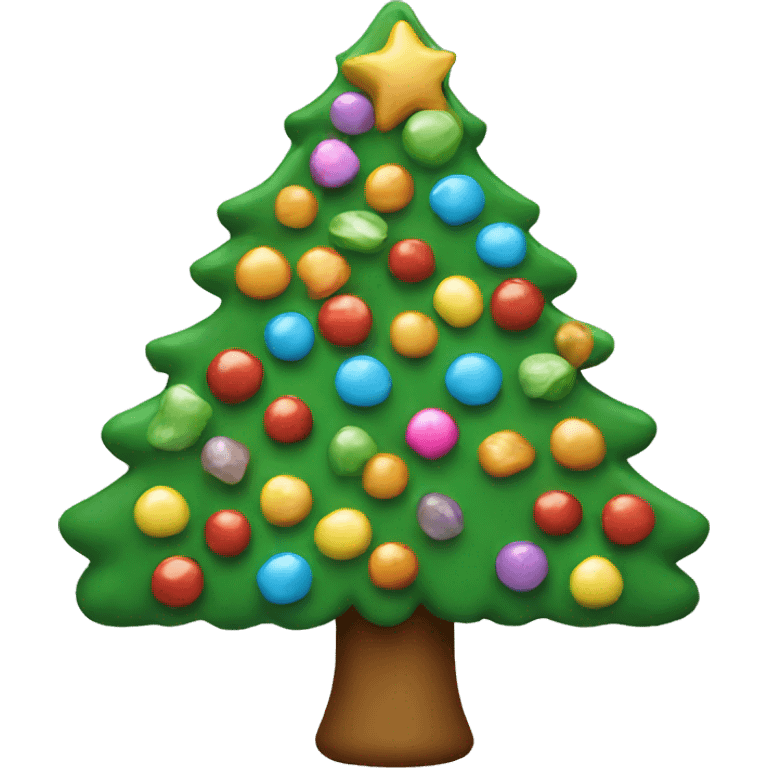 New year tree candy emoji