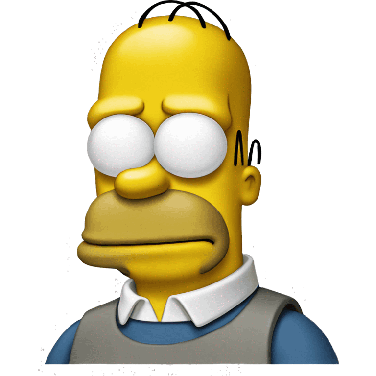 Homer simpson simple emoji