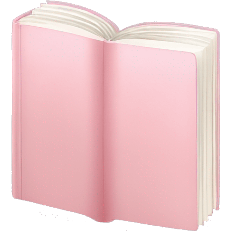 Pastel pink book emoji