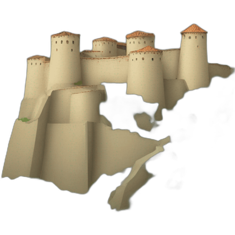 Narikala fortress in Tbilisi emoji