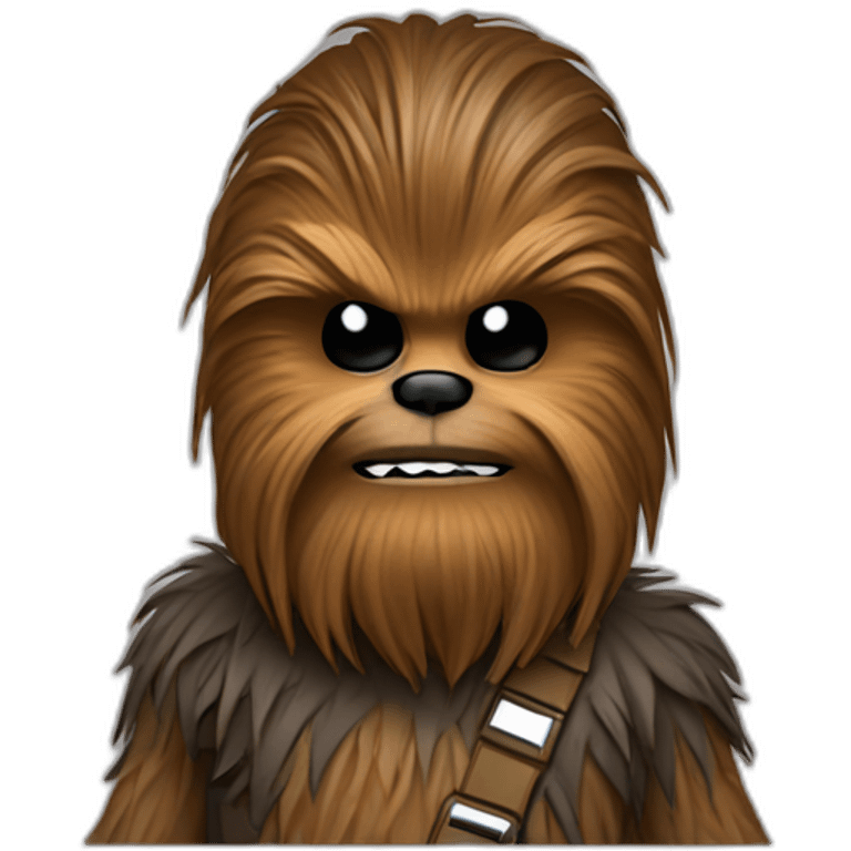 Chewbacca com moletom emoji