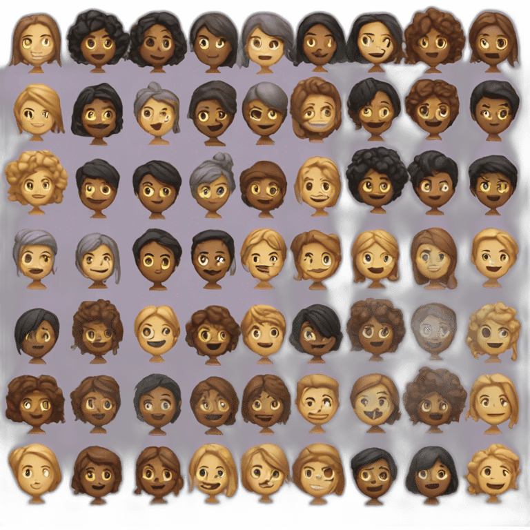 Personas compartiendo emoji