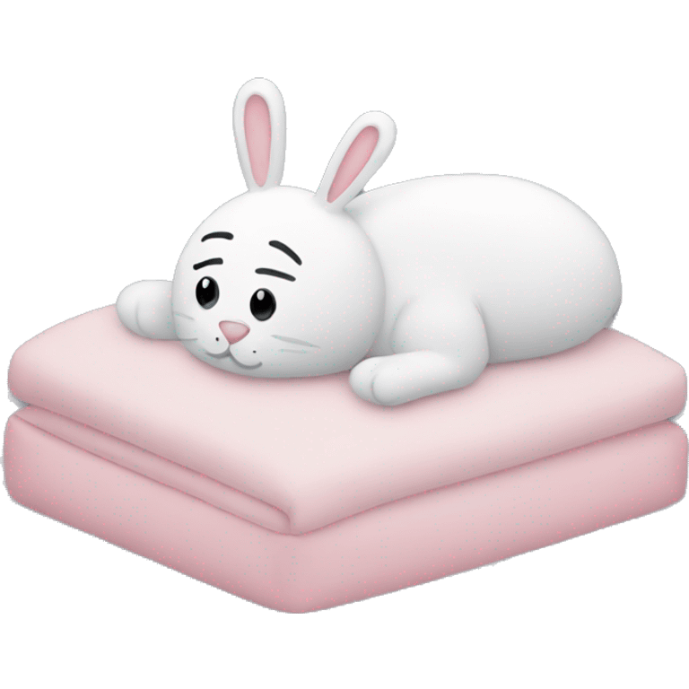 Cony in bed  emoji