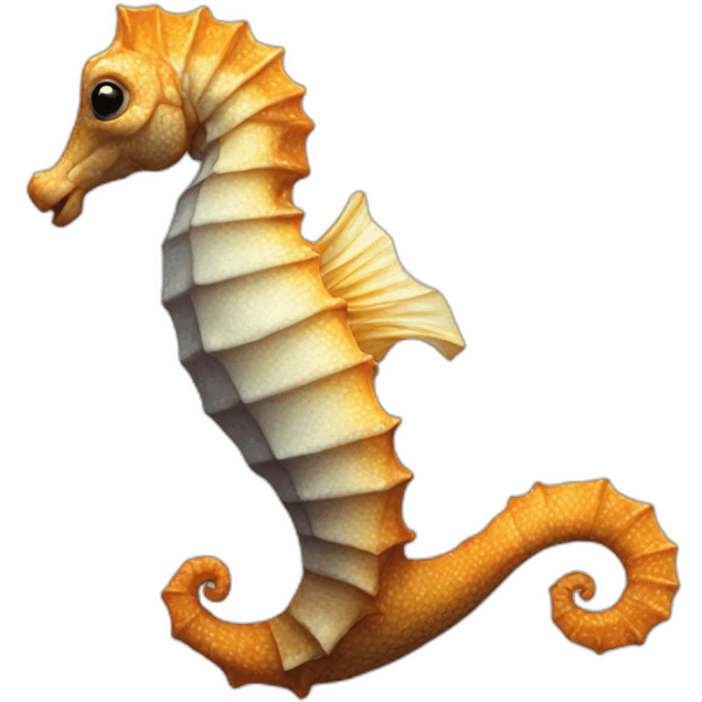 seahorse hyperrealistic emoji