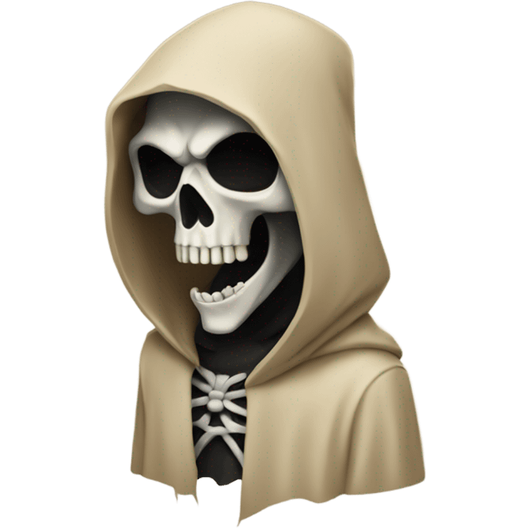 grim reaper in beige  emoji