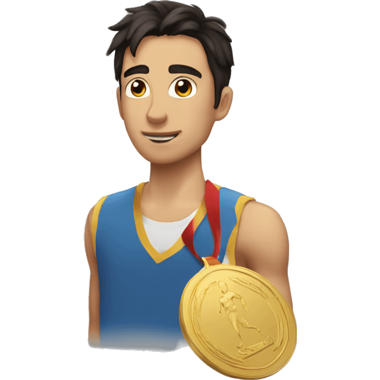 :medal-with-dark-hair-guy-on-it: emoji