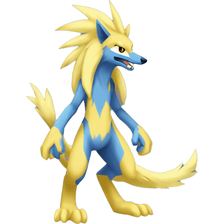 Lombax-Sergal-Zeraora-Manectric-Fakemon full body emoji