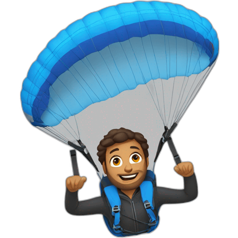 Paragliding Carlos emoji