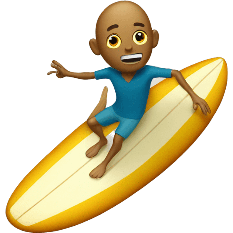 Surfing potato emoji