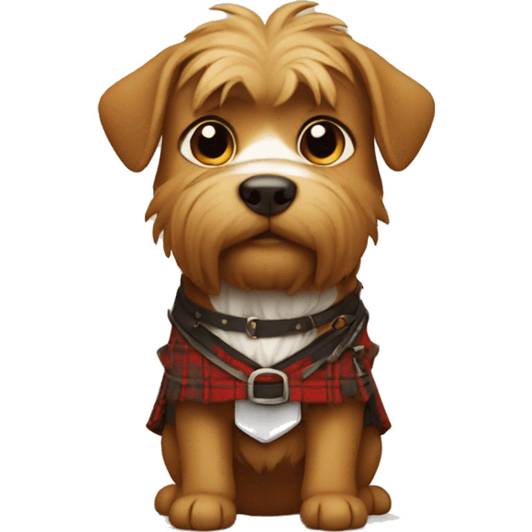 Dog kilt emoji