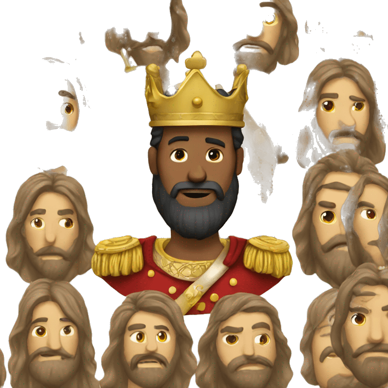 King with beard emoji