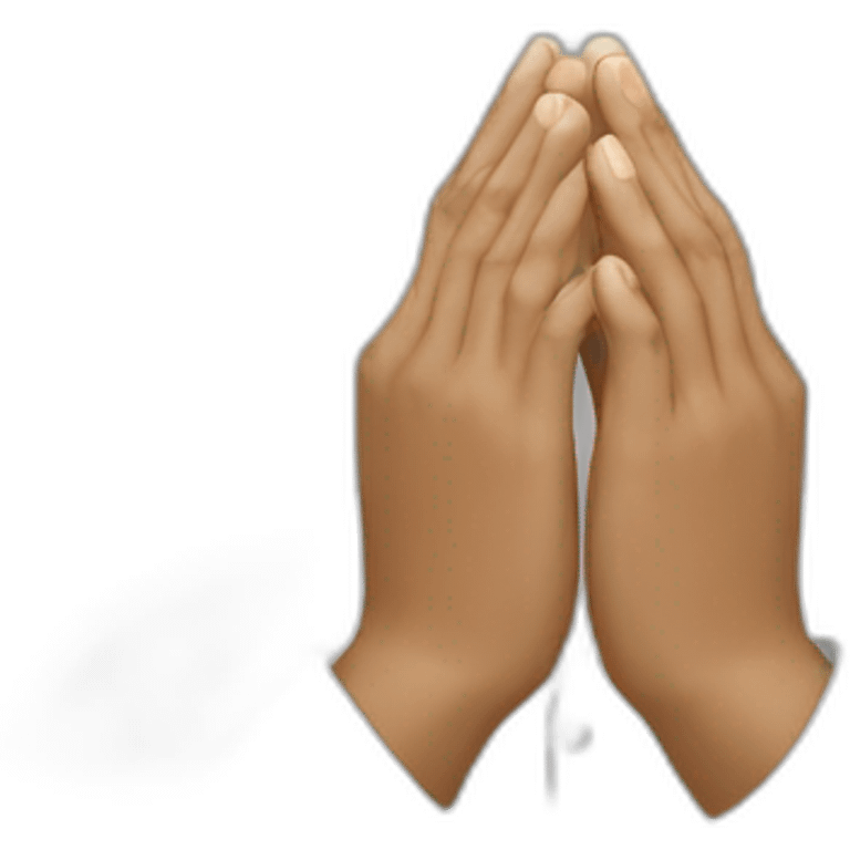 White people pray emoji emoji