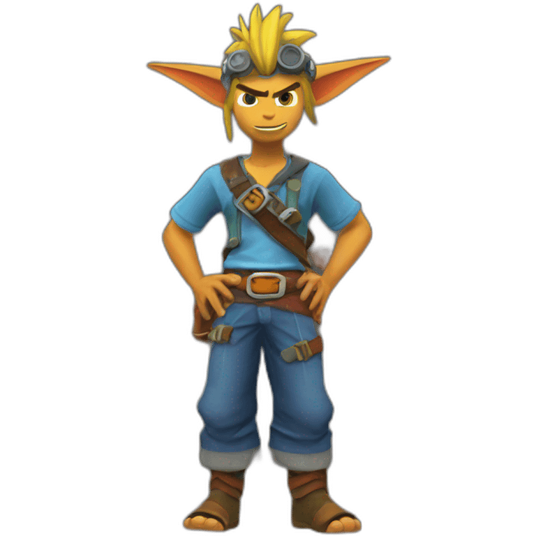 Jak and daxter videogame emoji