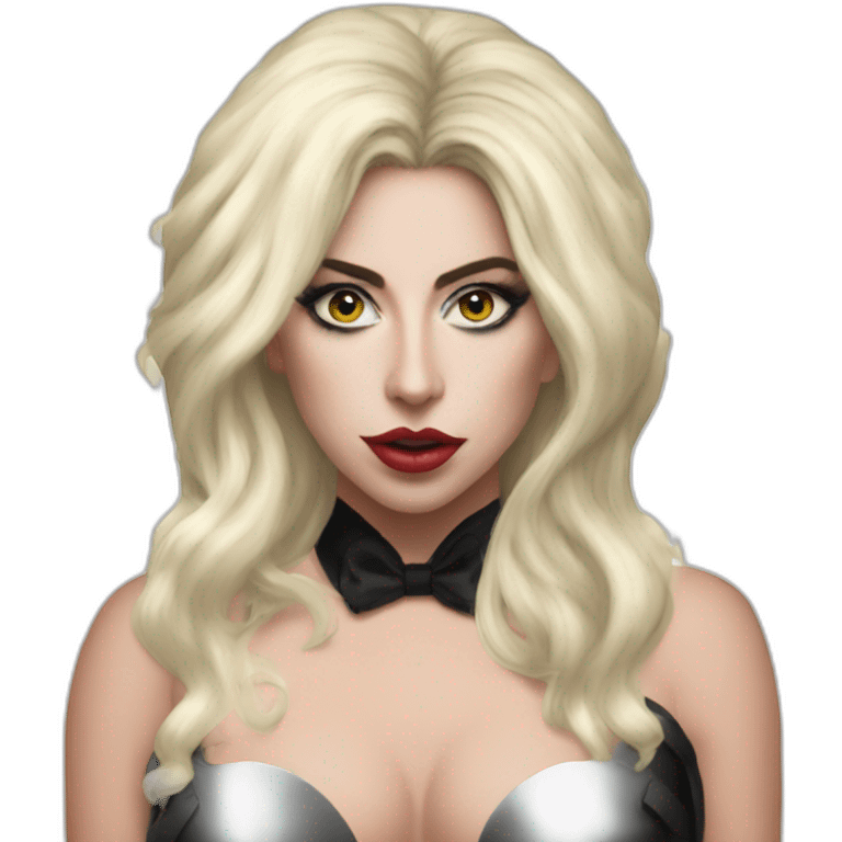 Lady gaga Harley Queen cheveux blond emoji