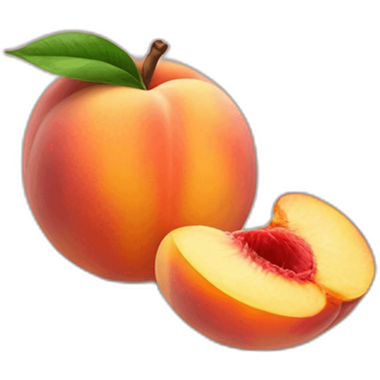 Peach emoji