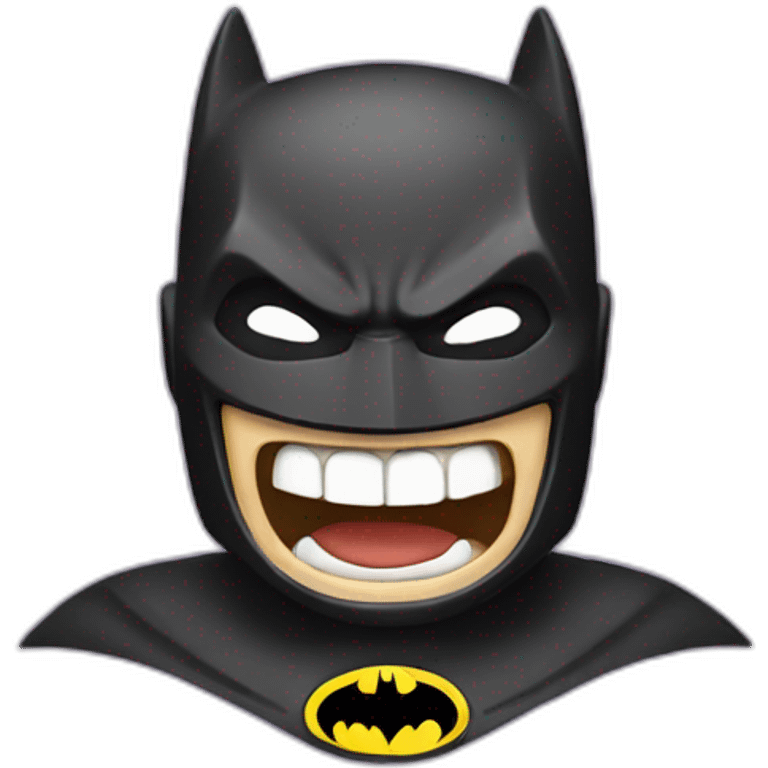 Batman laughs emoji