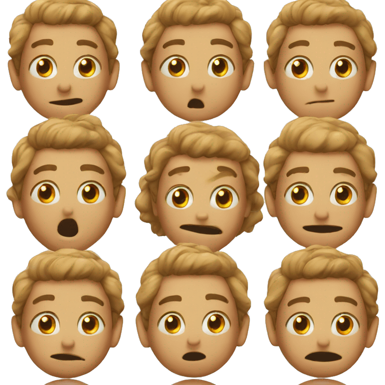 A surprise face emoji