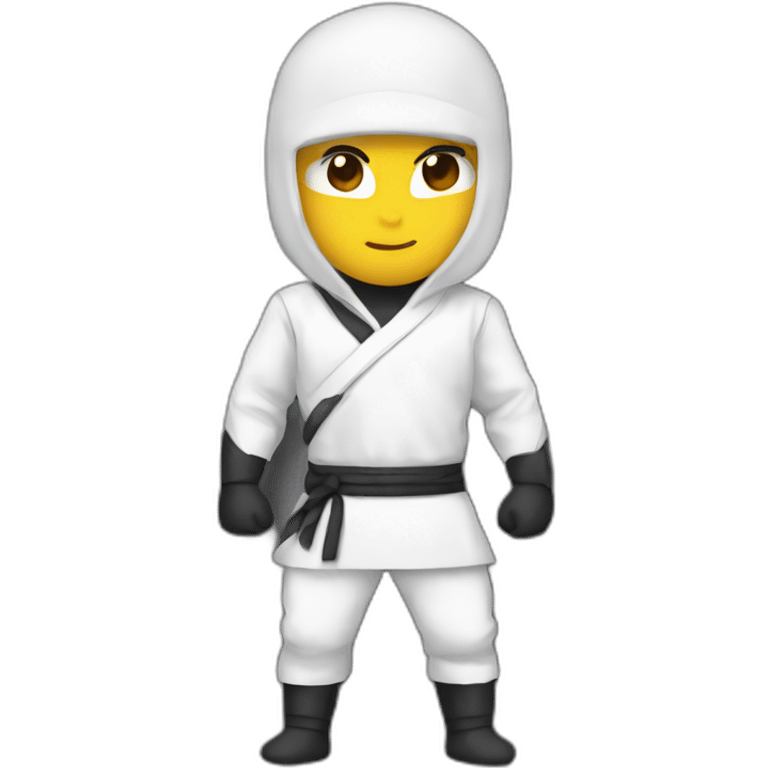 ninja white suit emoji