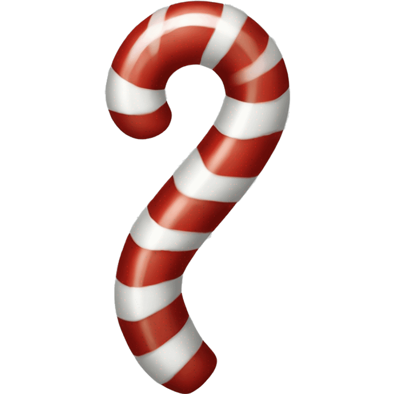 One candy cane emoji