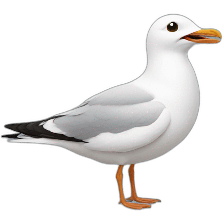 mouette qui pleure de rire emoji