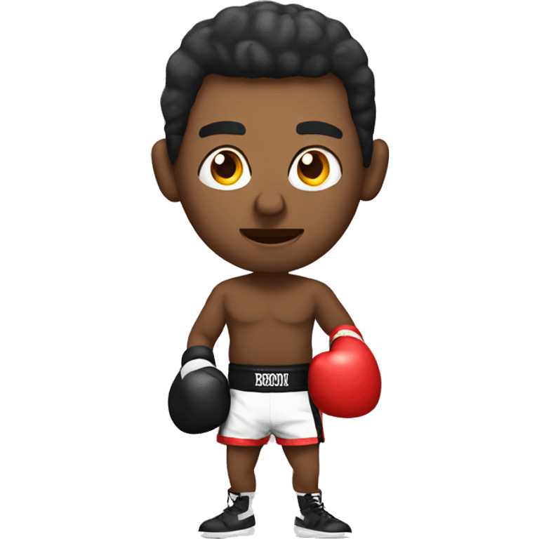 Boxing man emoji