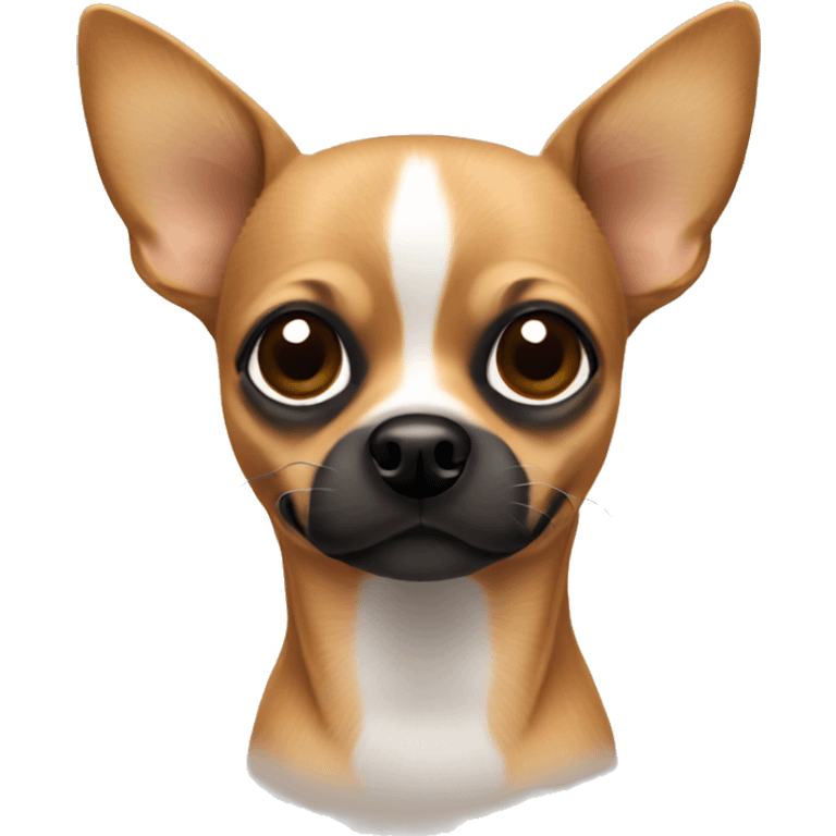 Brown chihuahua with black nose  emoji