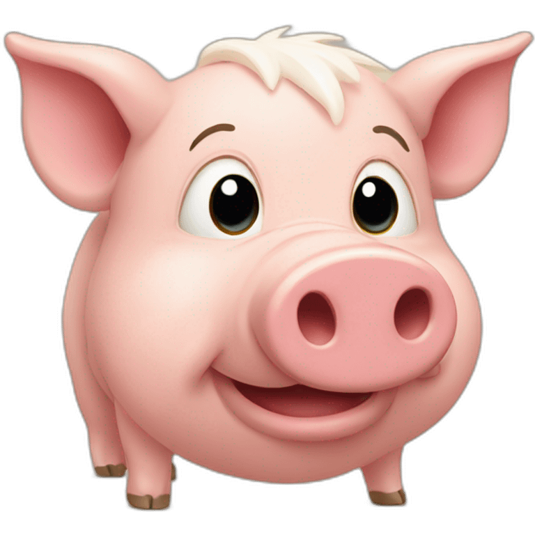 Cochon qui boit emoji