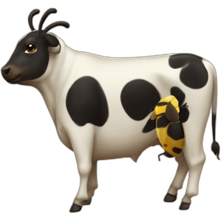 bee cow emoji