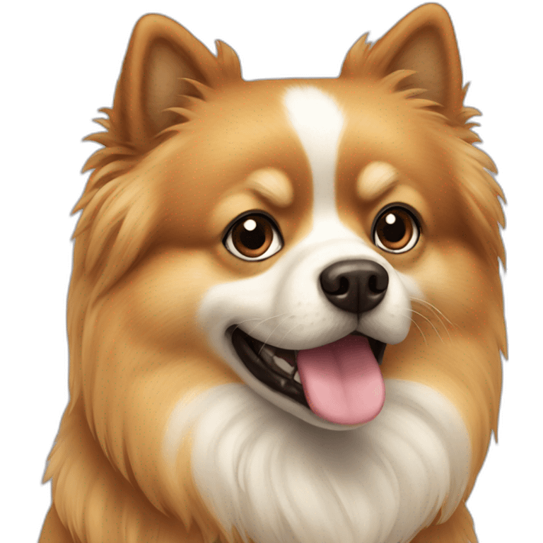 Dog pomerania emoji