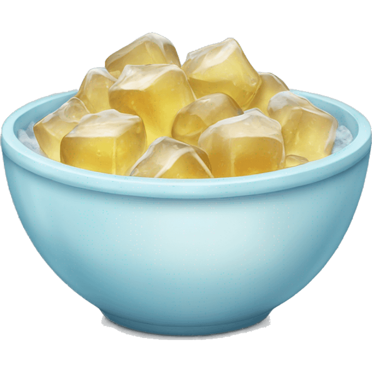 bowl of ice emoji