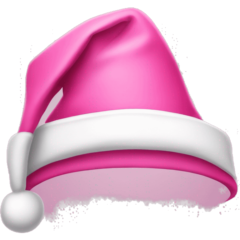 Pink santa hat emoji