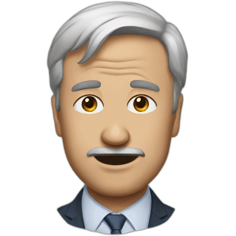 political man hits himself in the face emoji