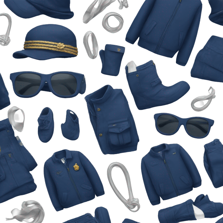 Navy blue items emoji