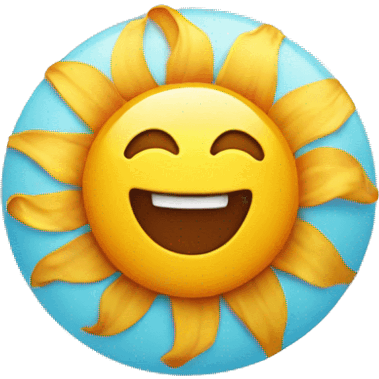 sun with bikini emoji